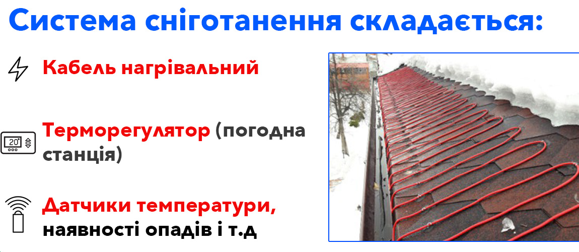система сніготанення devi, ціна антизближення
