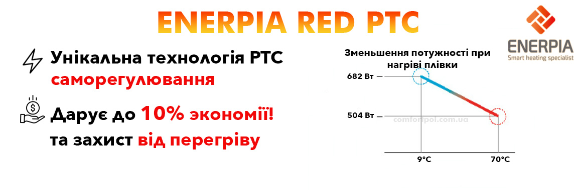 Enerpia технологія саморегулювання PTC