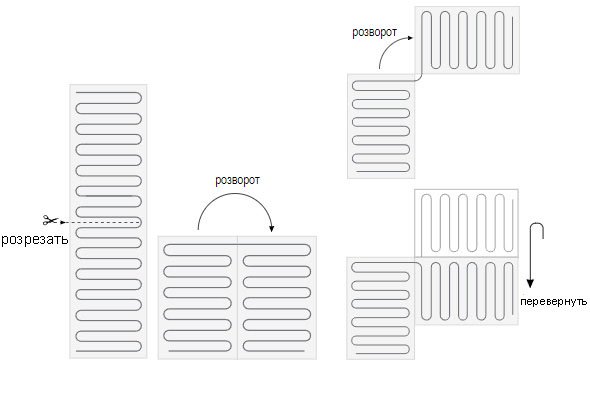 Монтаж теплых матов Zubr DC